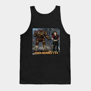 Behemoth and her SHD-2H Shadowhawk Battlemech Tank Top